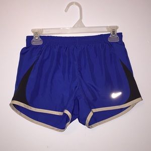Blue nike shorts